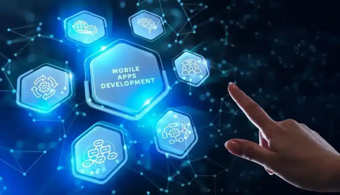 Mobile application screens