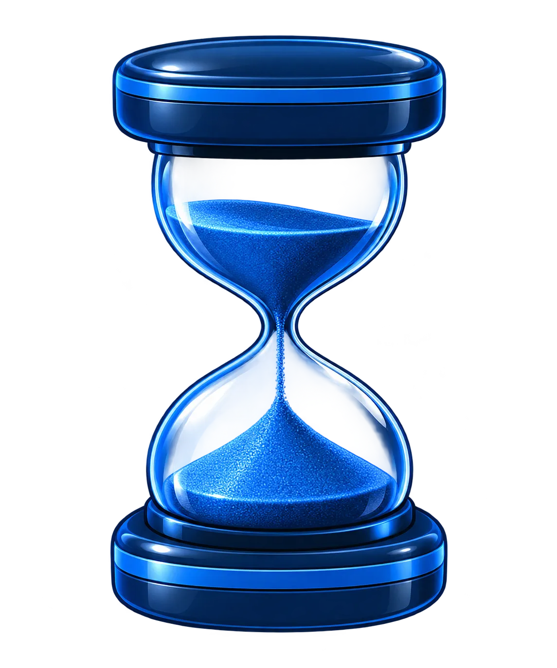 Hourglass representing experience