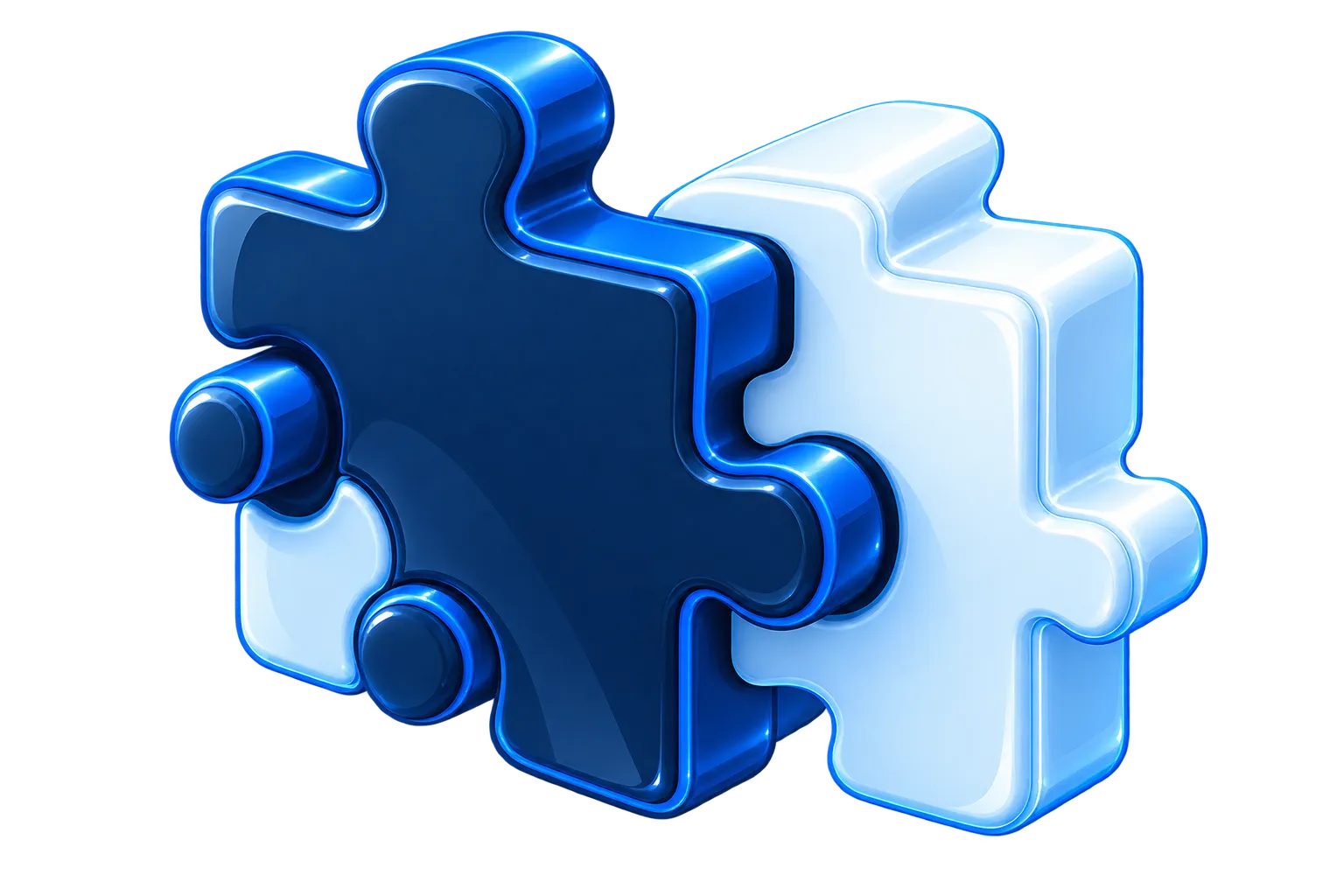 Interlocking puzzle pieces